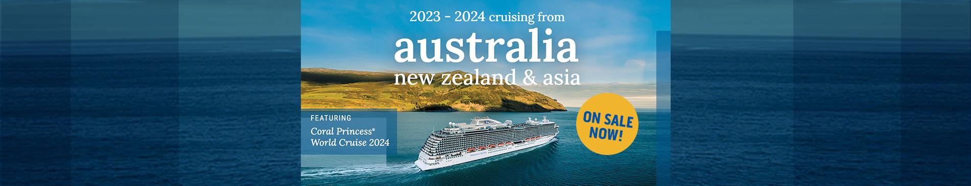 Princess 2023-2024 cruising from Australia on sale now