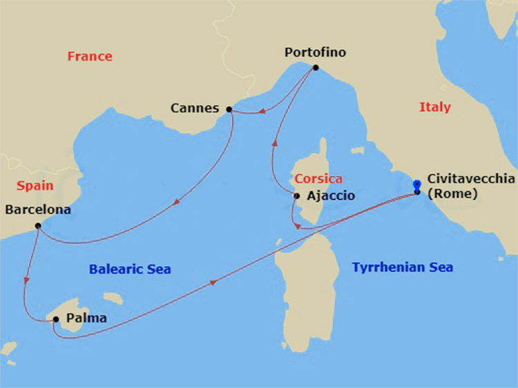 Italy, France & Spain Cruise