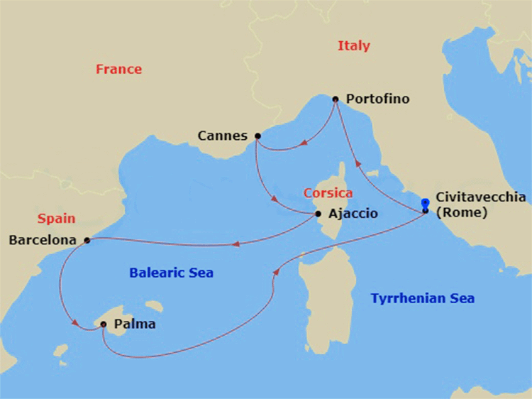 Italy, France & Spain Cruise